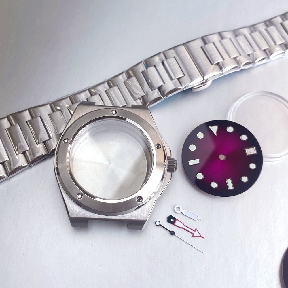 40mm Tandorio 20ATM Engineer Watch Case Sapphire Luminous Dial For NH35 NH36