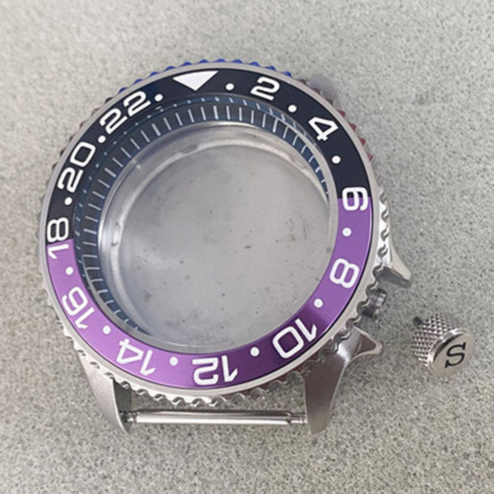 41.5MM Black Inner Shadow Watch Case Mineral Glass for SKX007 NH35/NH36 Movement