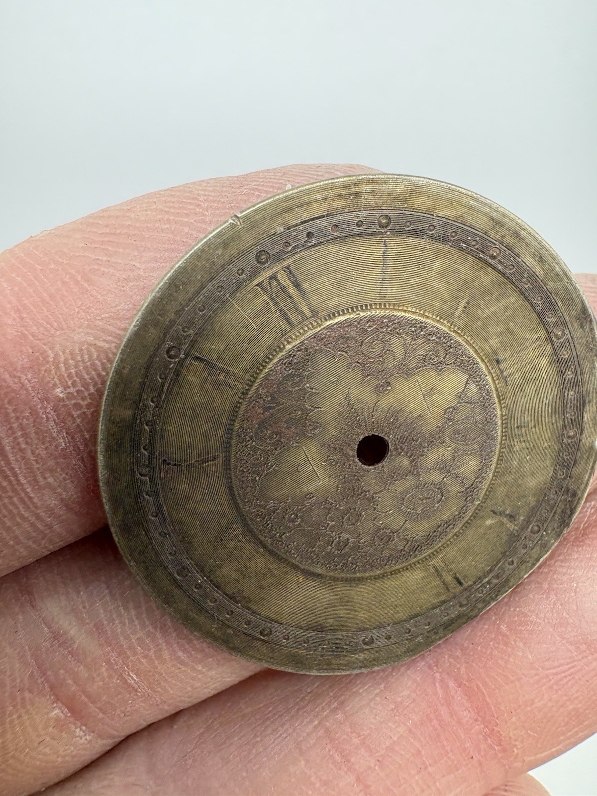 Antique Pocket Watch Parts Case Parts Dial