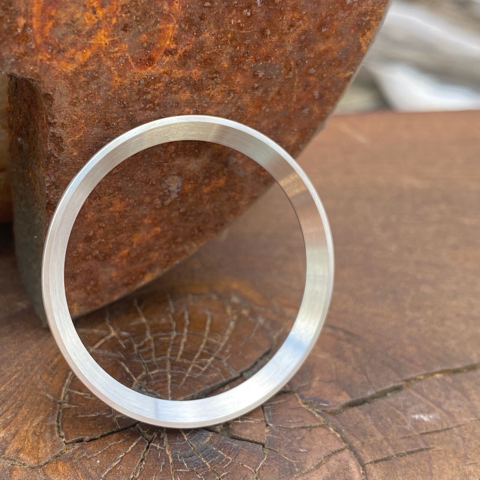 Brushed Stainless Steel Chapter Ring for Seiko SRP SRP777 Turtles ~ US Seller