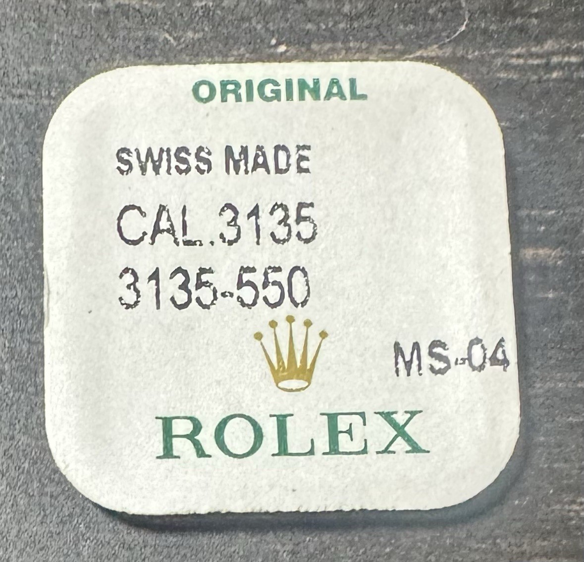Rolex Cal. 3135 Part 550 Pinion For Weight 3135-550