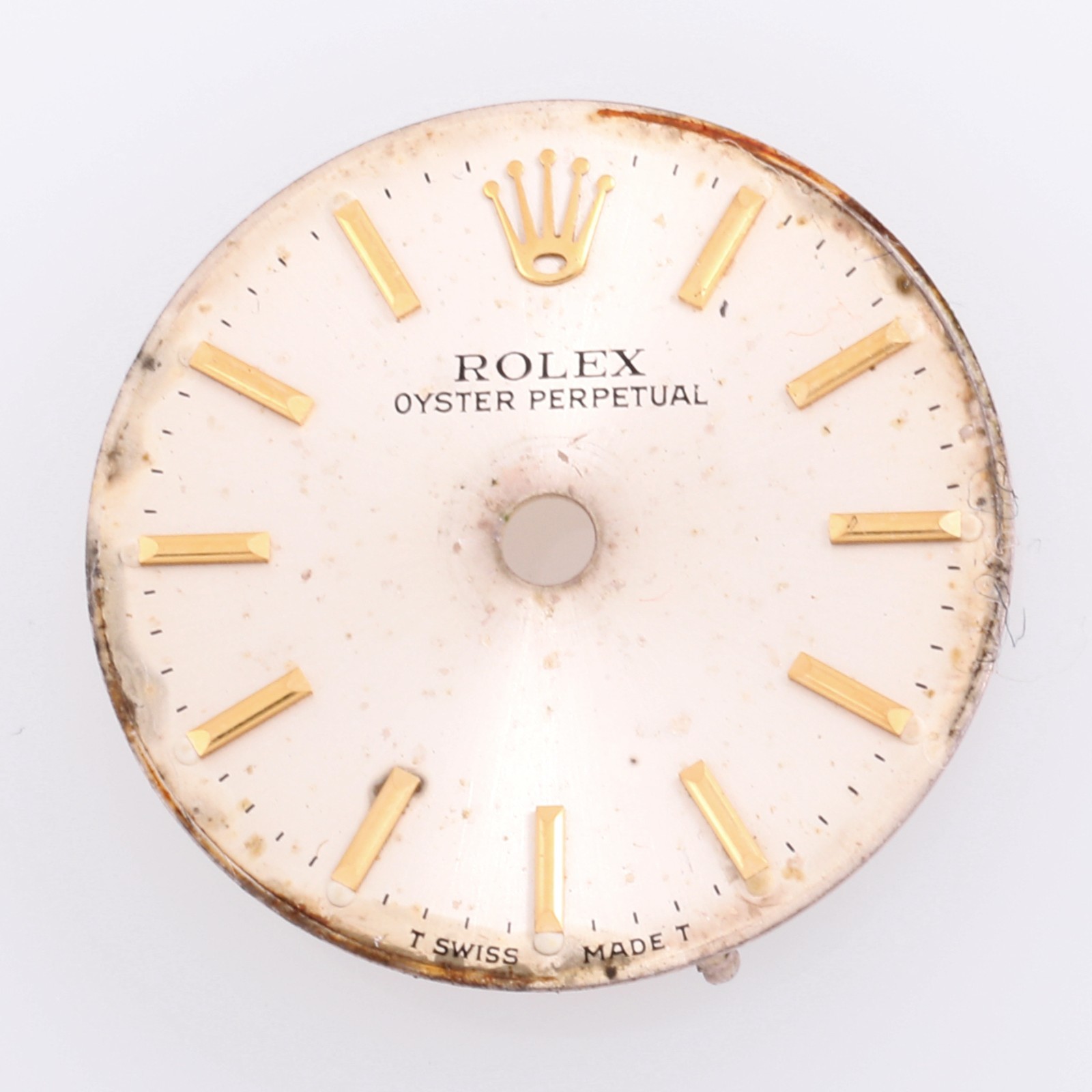 Rolex Oyster Perpetual 24mm Silver Stick Dial TSwissMadeT 6700 6719 67193 #M18