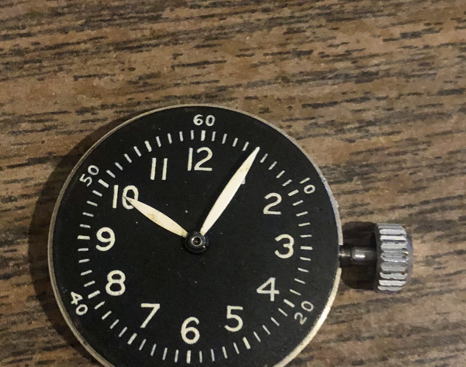 1 PAIR HANDS genuine Waltham WWII A-11 Military Pilot Watch
