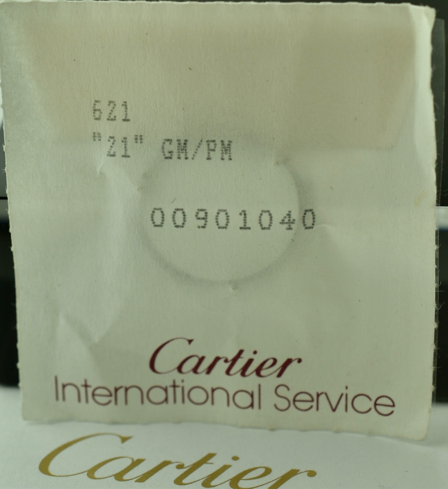 Cartier Watch Must 21 Inner Ring GM/PM 621-99152-Ref-00901040 21mm Swiss Made