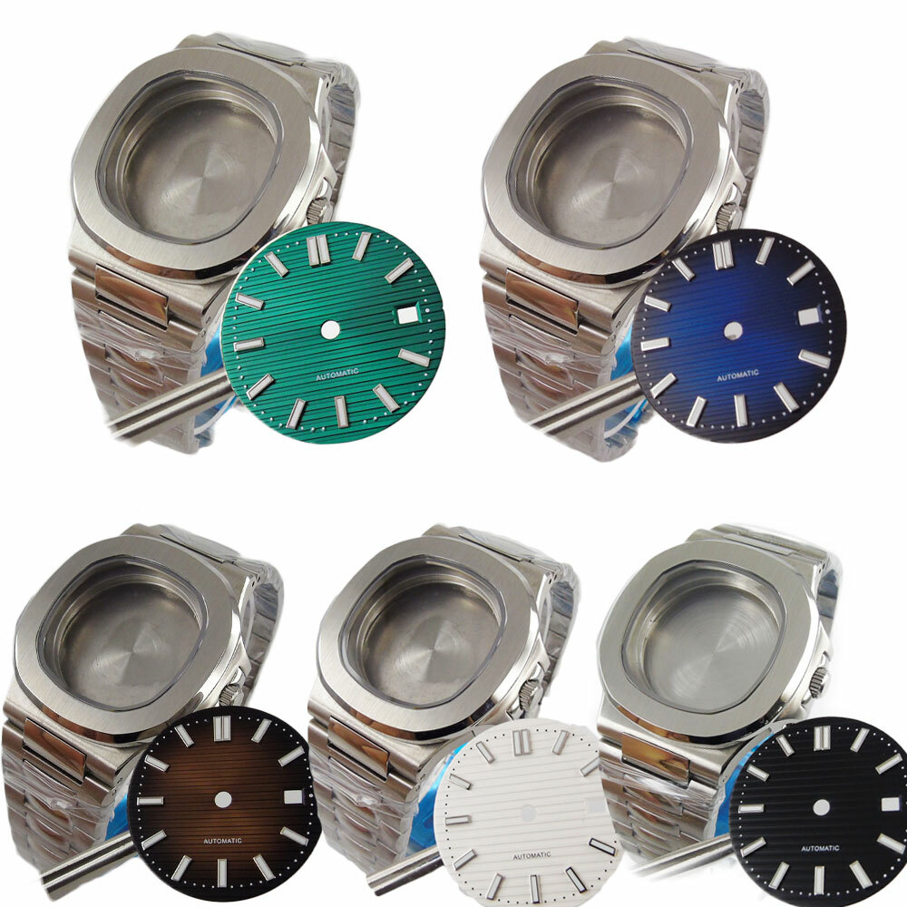 fit NH35A NH36A Square 39mm Watch Case Fit MIYOTA ETA 2836 DG MINGZHU 2813