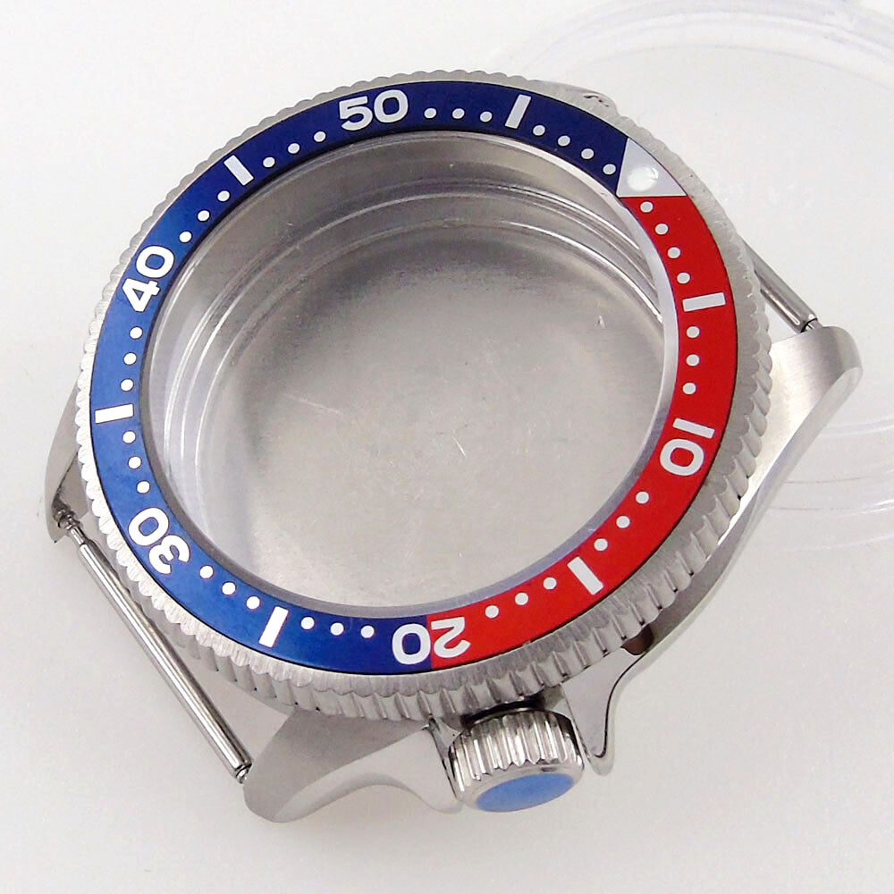 37mm Sapphire Glass Watch Case For NH35 NH36 ETA 2824 movement MOD SKX 013