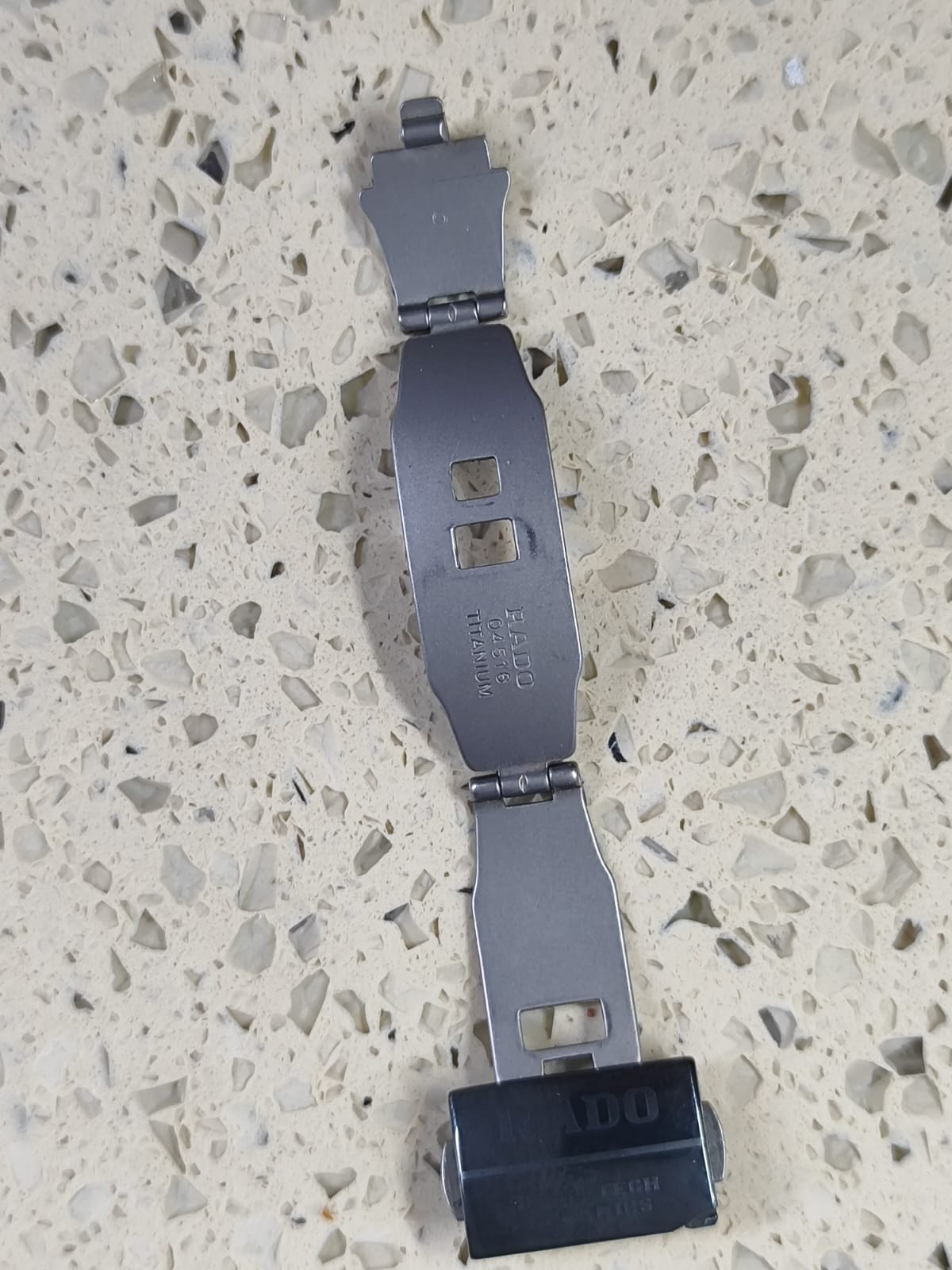 RADO Diastar Ceramic Sintra 20mm Part Folder / Buckel Titanium ref 04516