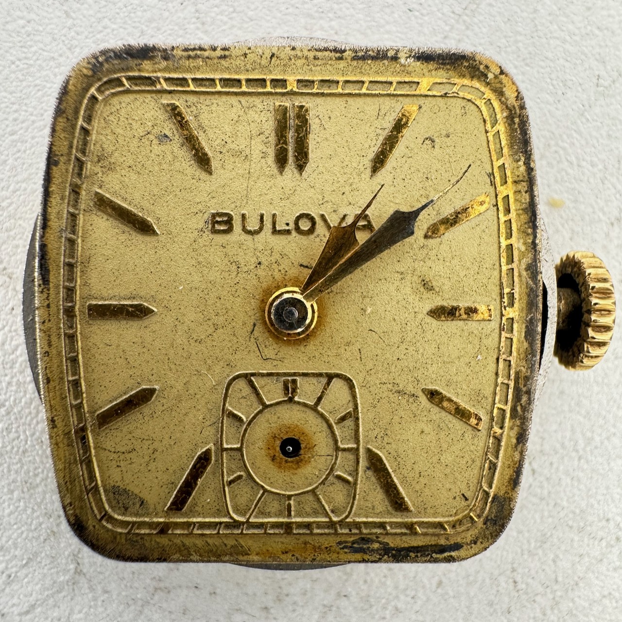 Vintage 24mm 1936 Bulova Alden 10AN 15 Jewels Mechanical Wristwatch Movement USA