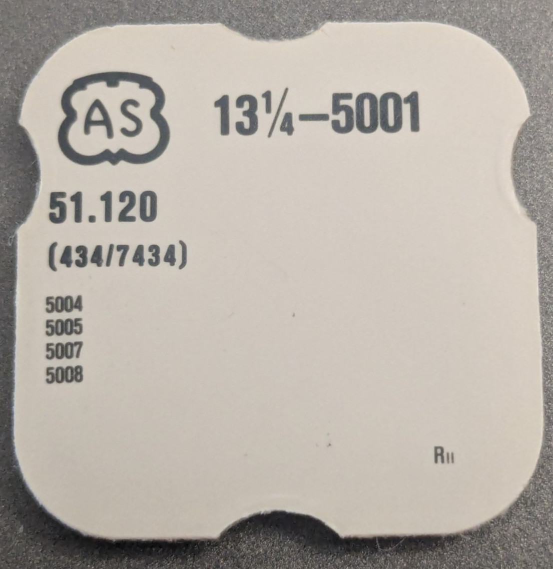 NEW AS 13-1/4 Cal. 5001 5004 5005 5007 Combo Click Spring – Part# 51.120 434