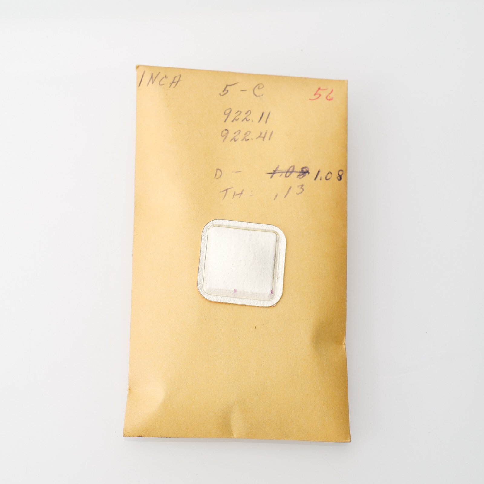 INCABLOC – 2 pieces – Jewels 922.11 NOS Watchmakers Watch Part (C10R1)