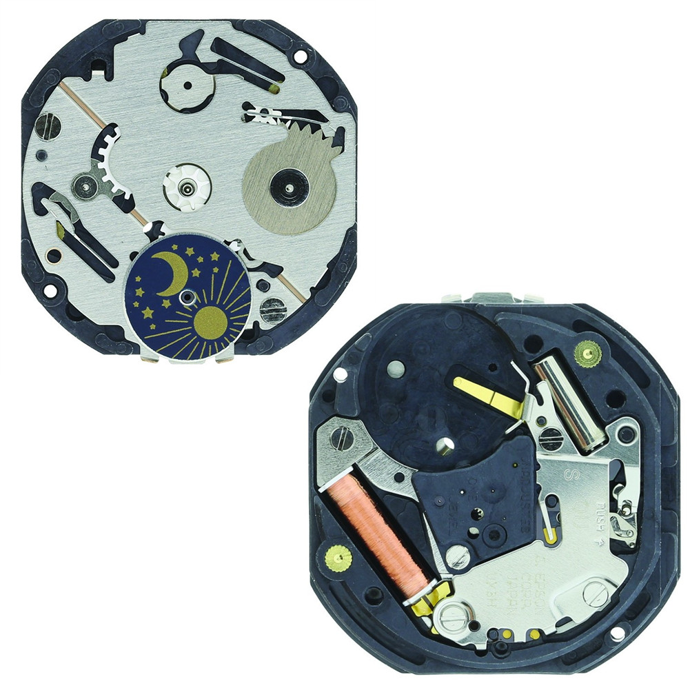 For Genuine Hattori Epson TMI VX3H Watch Movement Japan 3 Hands 2 Eyes (3,9)