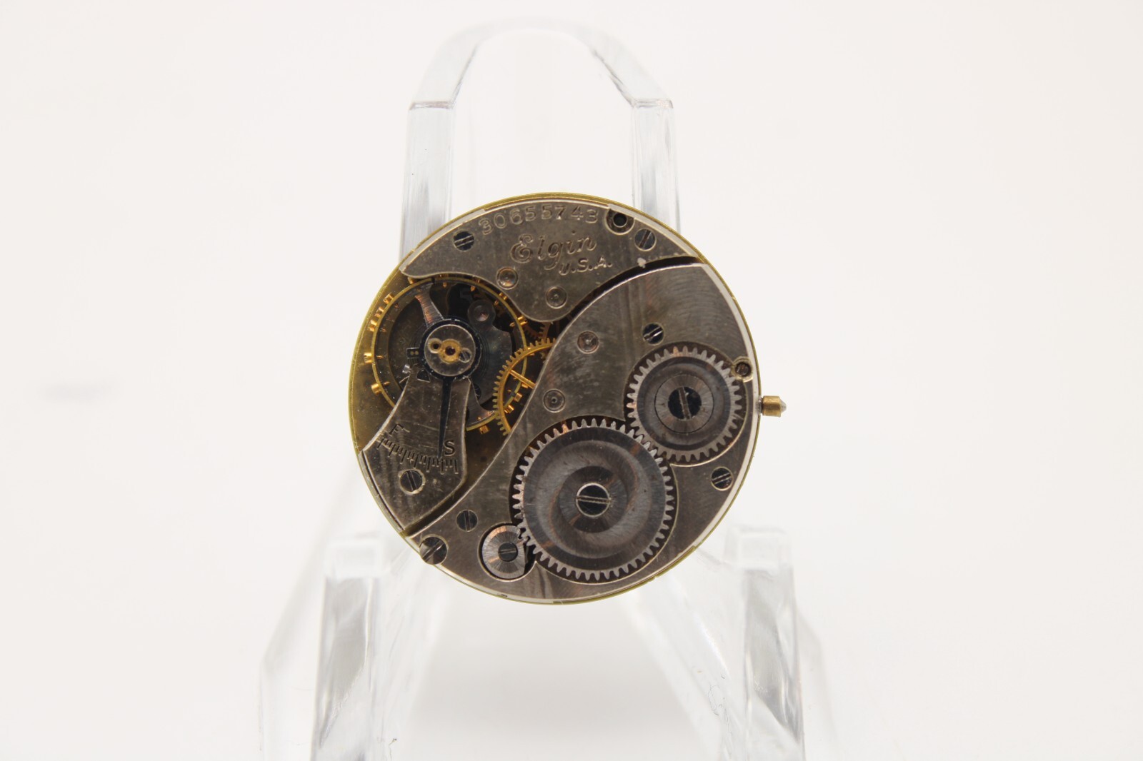 1928 ELGIN POCKET WATCH MOVEMENT 30655743 GRADE 430 6/0s 7j (LN)