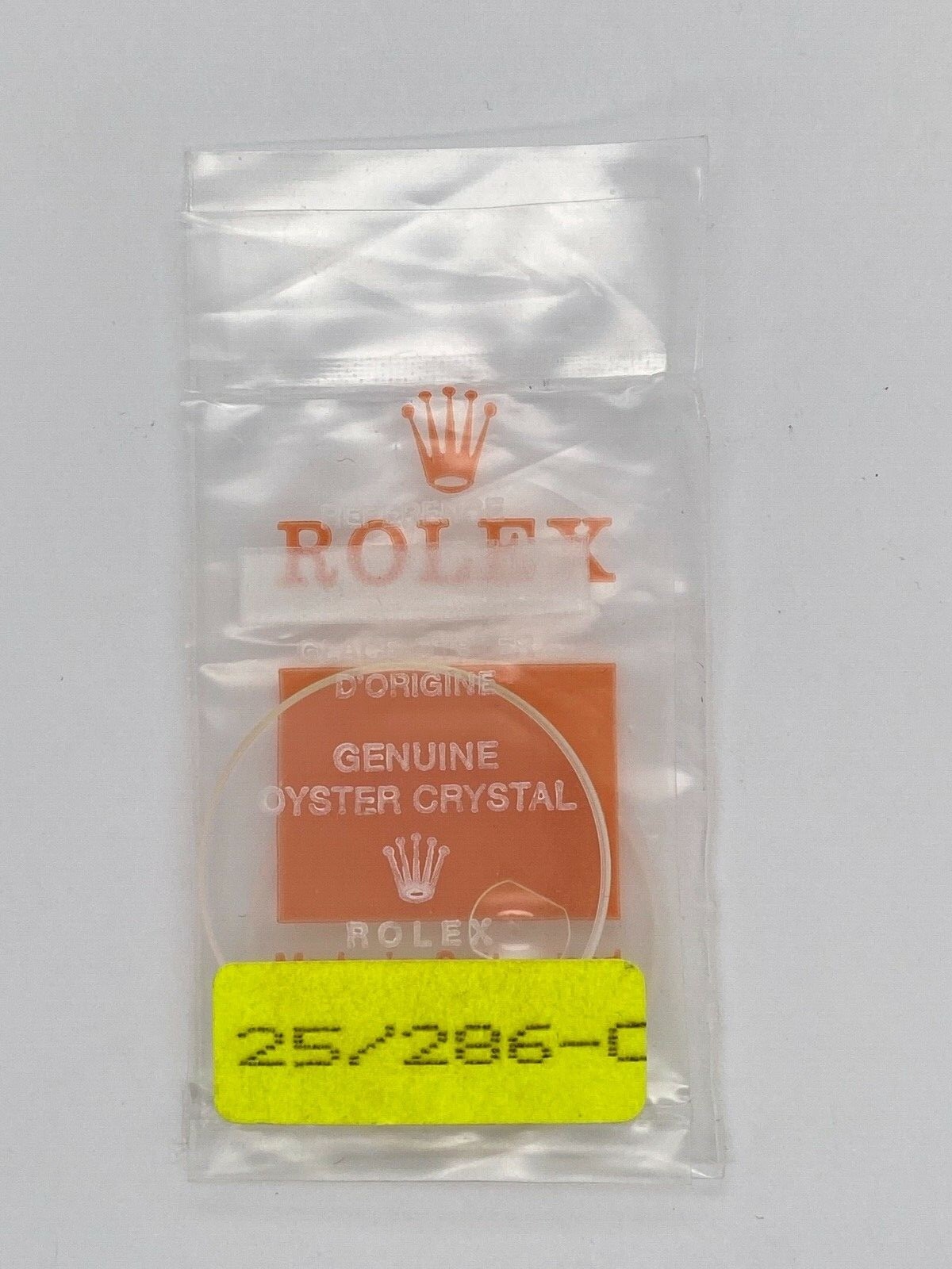 Authentic NEW Rolex Date Crystal and Gasket SEALED part number 25/286-C