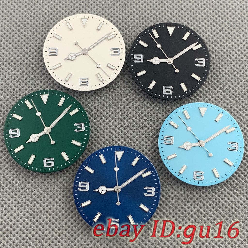 28.5mm Watch Dial and hands Fit NH35 NH36 Miyota 8215 821A ETA2836 2824 Movement