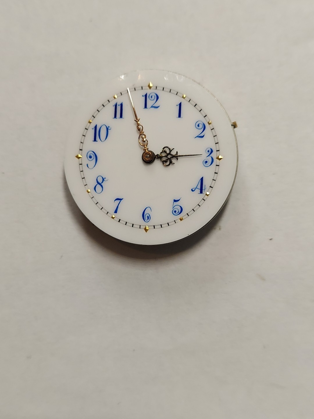 Unbrand Collectible High Grade Art Deco Enamel Dial Full Jewels P.W.MOVEMT Women