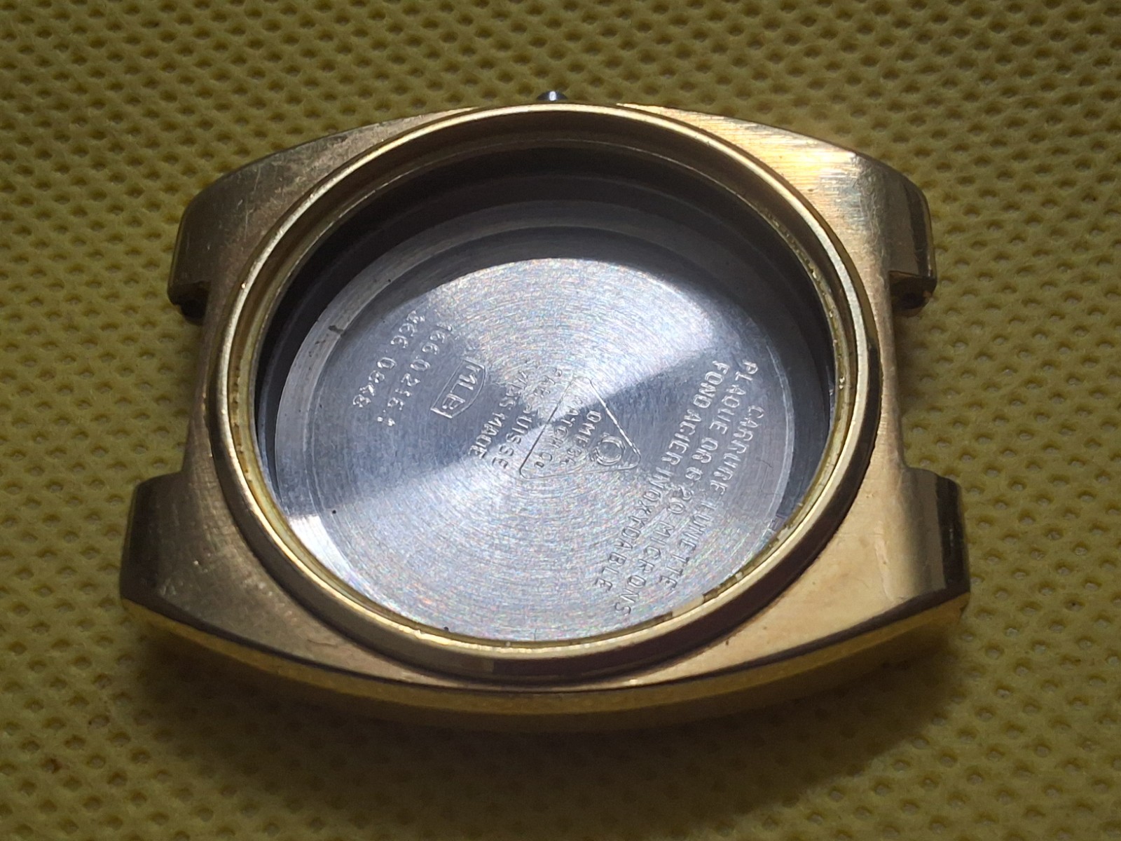 Vintage GP Omega Semaster Wrist Watch Case serial# 0166.0261.1 Swiss Made.