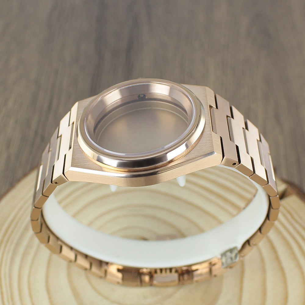 41mm Stainless Watch Case Sapphire for NH34 NH35 NH36 Movement 28.5mm Dial Parts