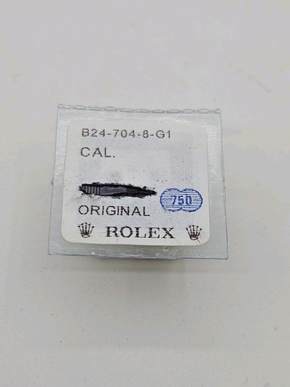 Rolex Crown 7mm.,24 704 -8 , 18k Yellow Gold, Submariner Gold, NOS