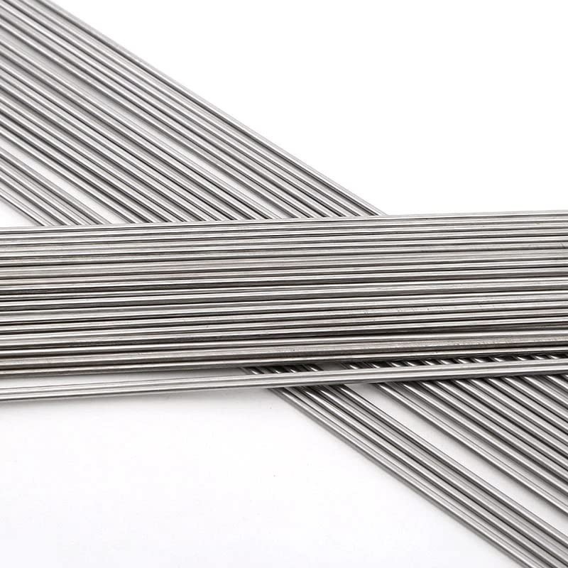 20PCS 40CM 15.7″ Stainless Steel Spring Wire Hard Full Straight Dia 1.2mm Luy…