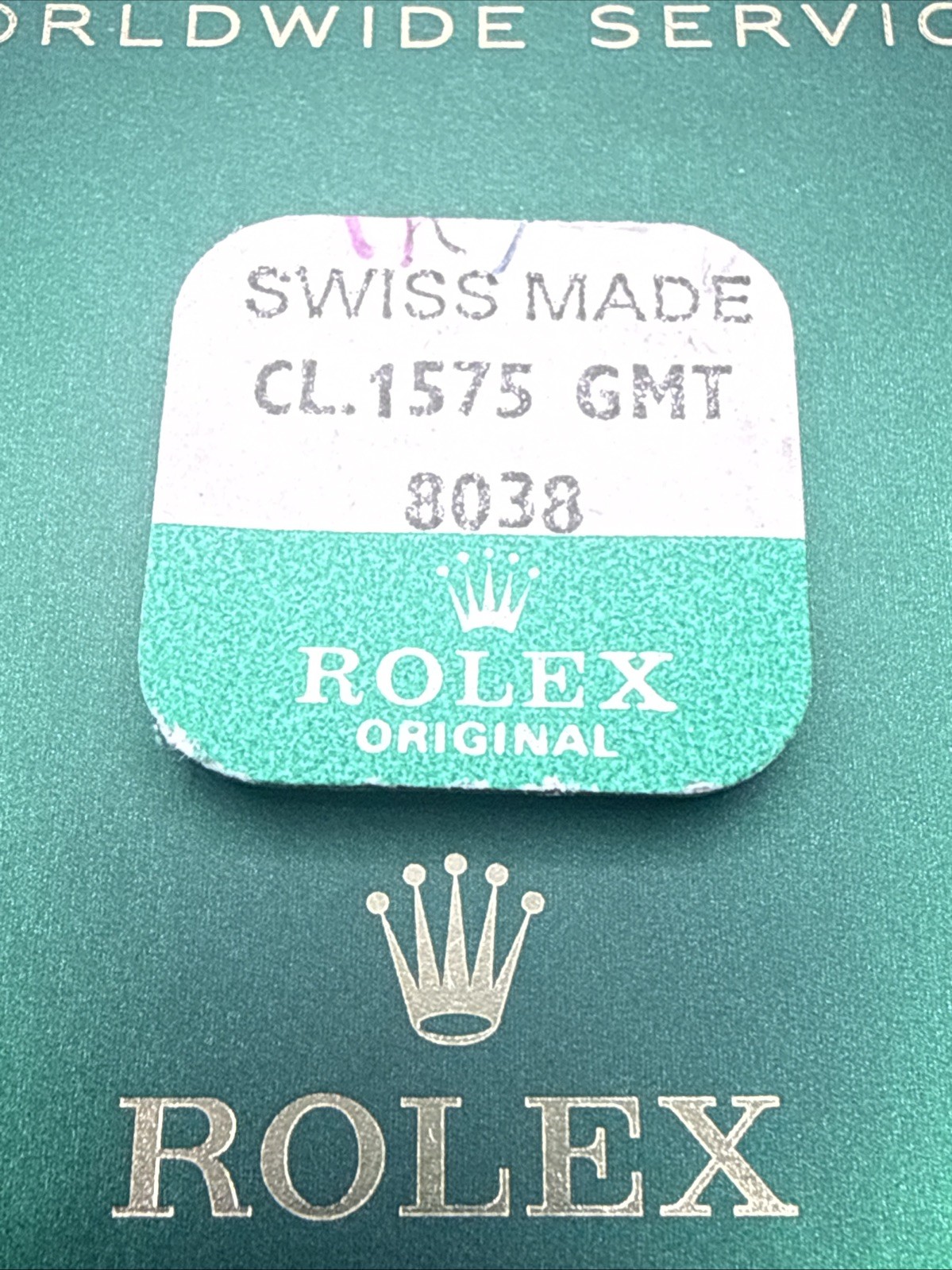 New Sealed Rolex Caliber 1575 Watch Parts 8038 Center Second Pinion Genuine