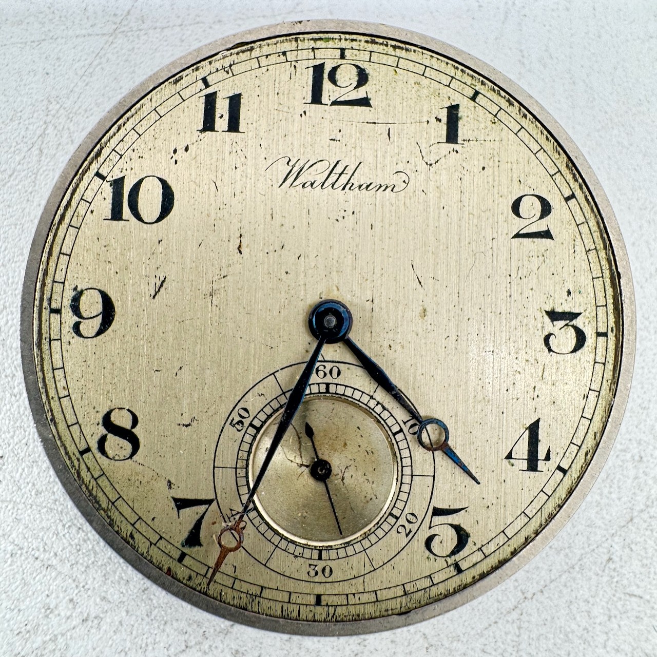 Antique 12s 1922 Waltham 1894 17J Mechanical Openface Pocketwatch Mov’t No. 225