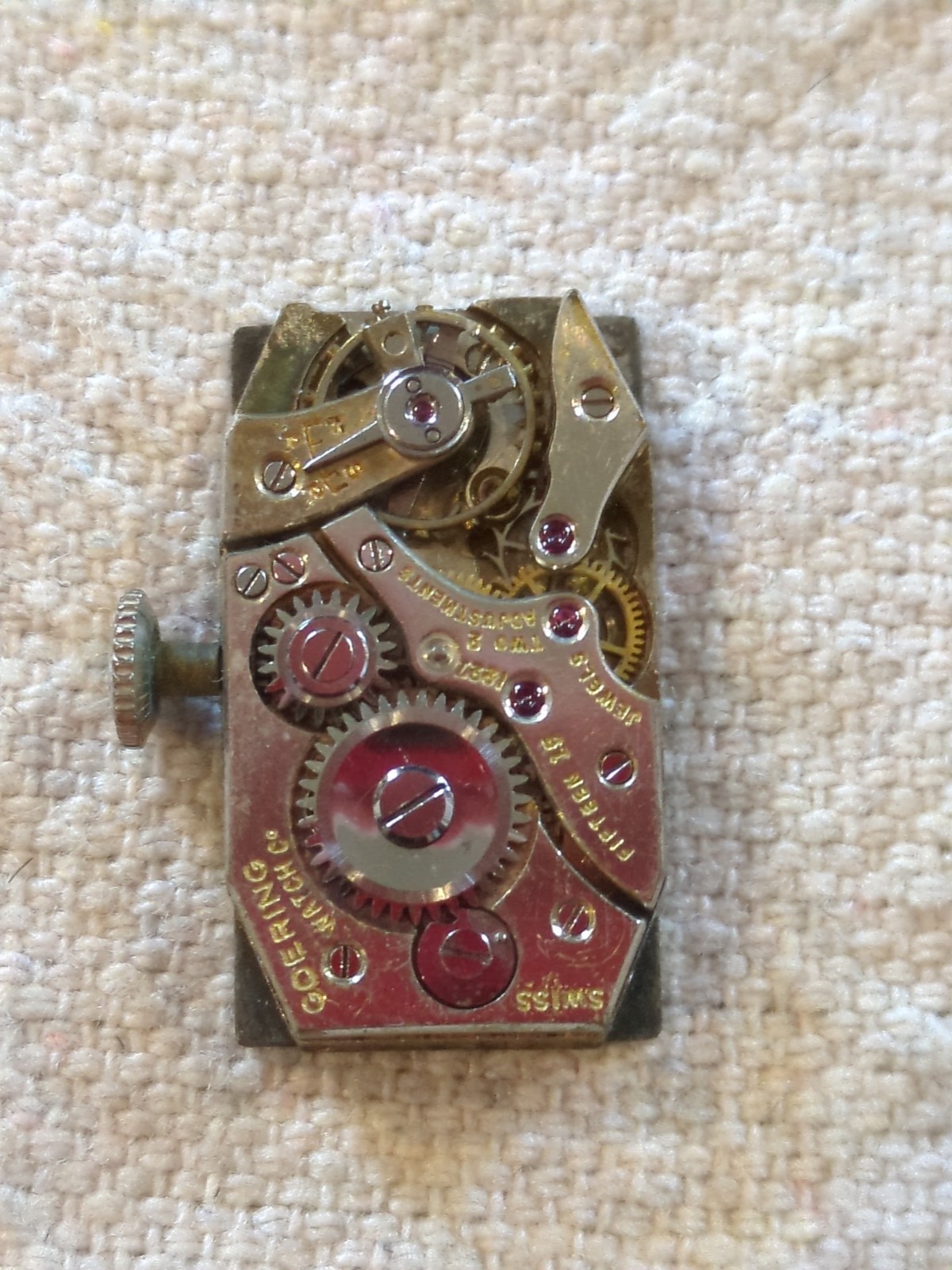Lot of 9 Vintage Ladies Dress Watch Movements For Parts or Repairs. See Pictures