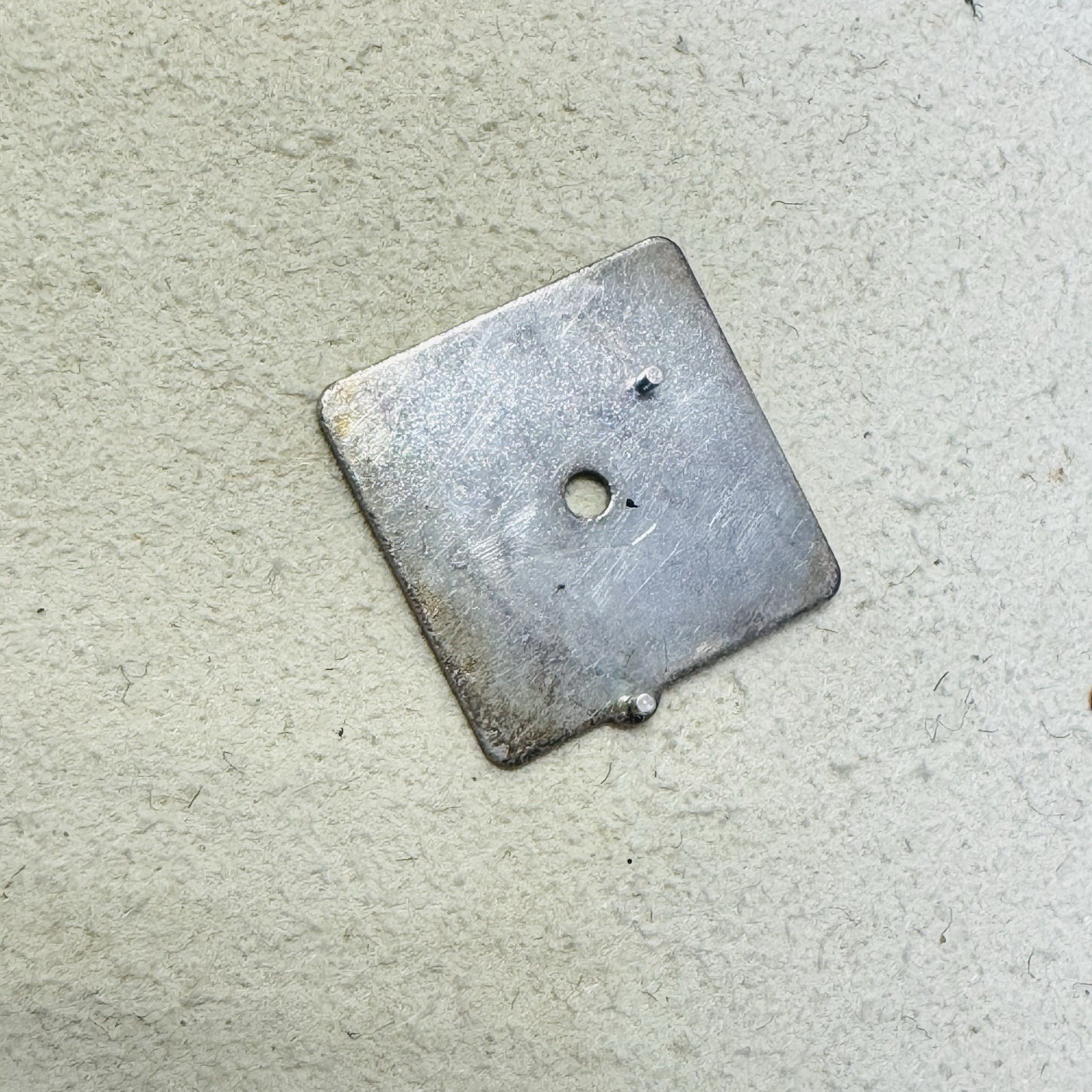 Cartier Panthere Small Square White Dial Part for Repair 13.5×13.3mm