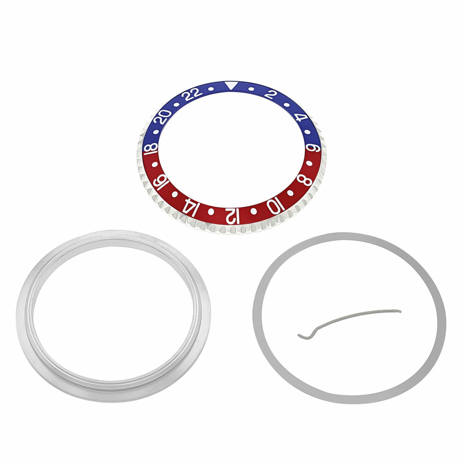 Bezel, Insert, Retaing Ring For Rolex GMT Blue Red 16700, 16710, 16760 Pepsi