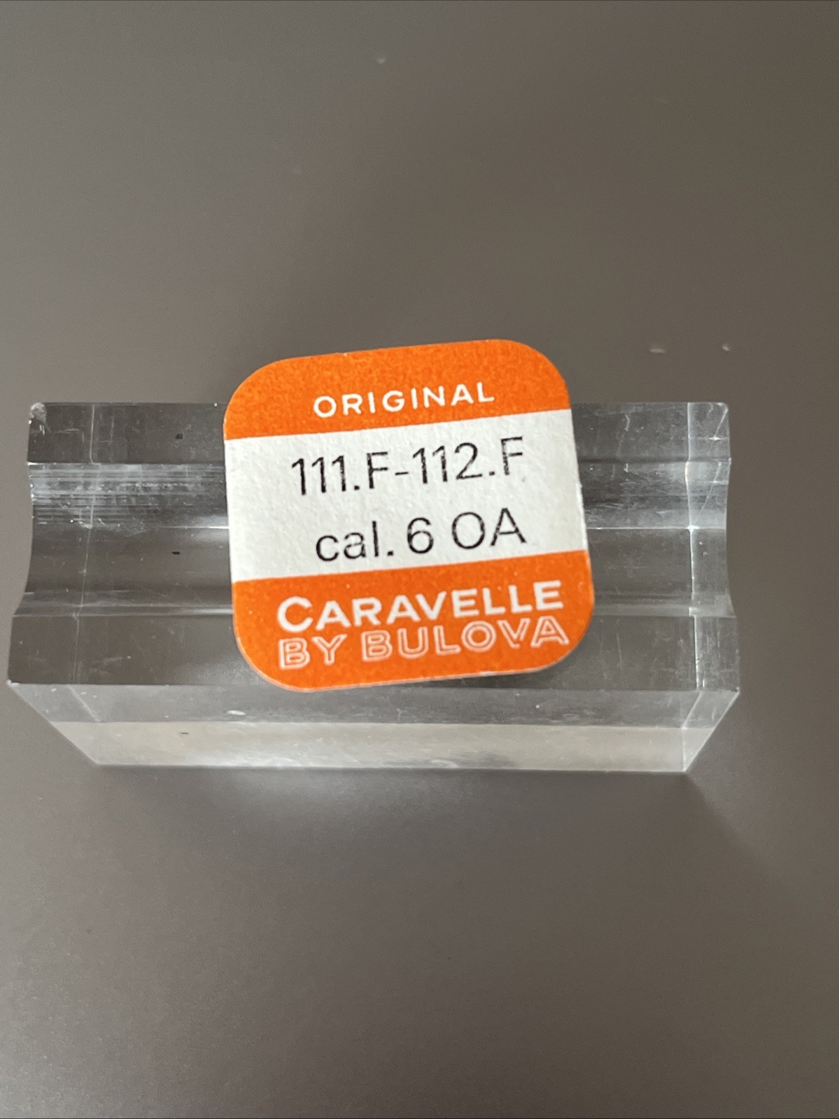 Bulova Caravelle Watch Part 111F-112F Upper & Lower Shock Spring 6OA 3pcs Sealed
