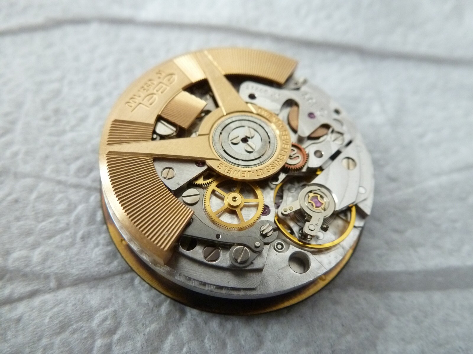 Ebel 1911 BTR Chronograph Cal 139 1215787 New Condition rare gold Rotor working