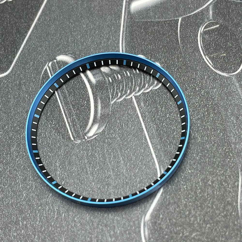 Watch Chapter Ring Two-Tone Colorful Marker For SKX007 New Arrival Limited Editn