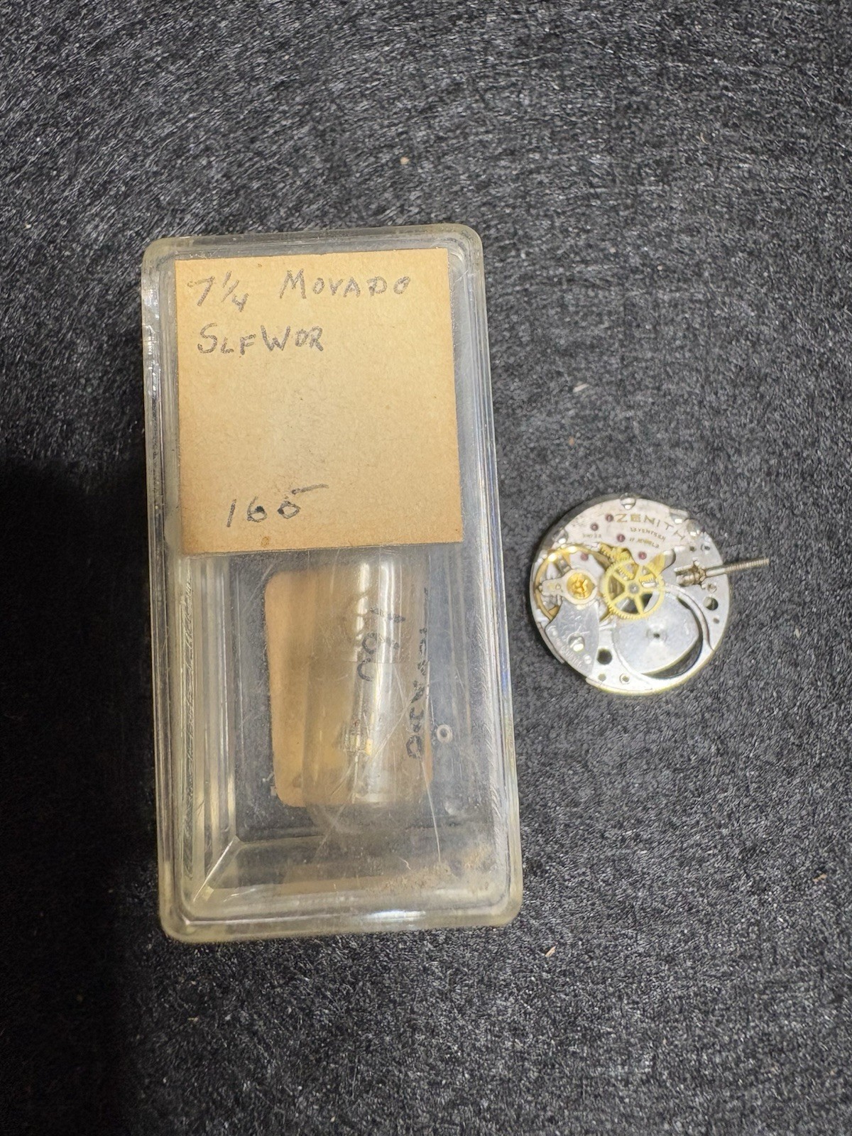 Vintage Zenith Movement & Movado Part Lot – Swiss Watch Repair Donor Spares