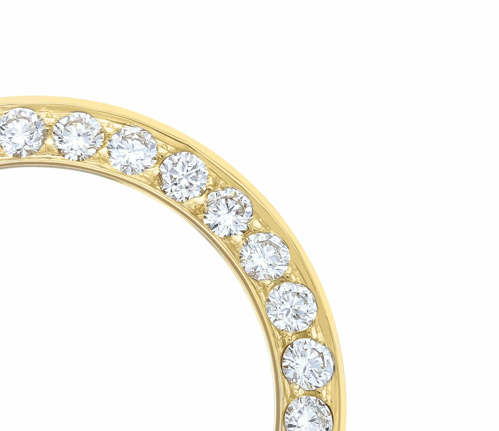 4CT BEAD SET NATURAL DIAMOND BEZEL 14KY FOR ROLEX 40MM SUBMARINER, GMT MASTER 2