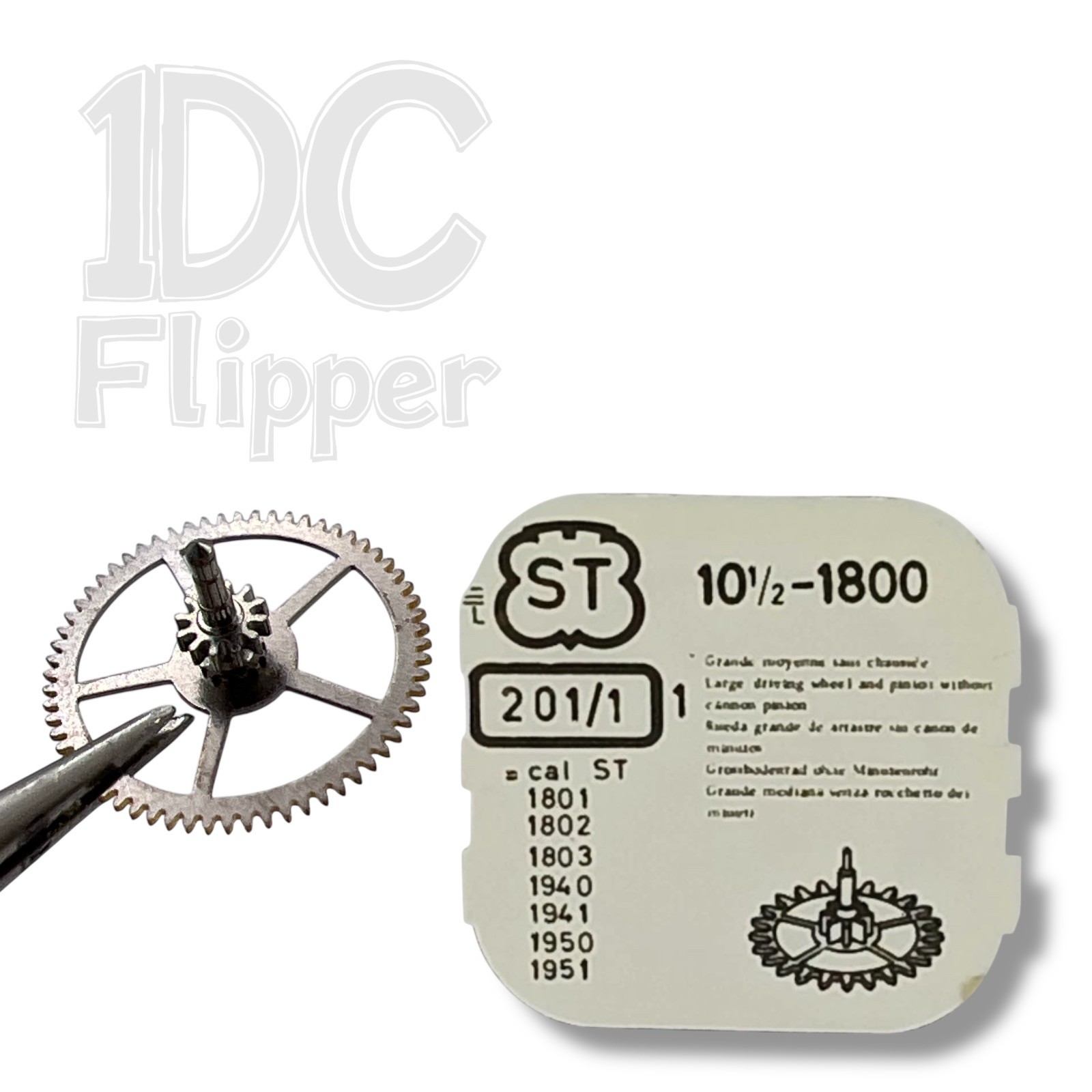 Standard 1800 DRIVING WHEEL 201/1 Center Wheel, Offset NOS Fits Multiple, Read!