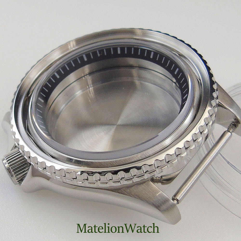Diver Watch Case 200M Waterproof Fit For NH35 NH36 Sapphire Glass Turning Bezel
