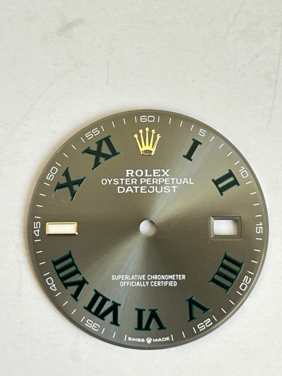 NEW Original Rolex Wimbledon 126231 Datejust 36mm Two-Tone Yellow Gold Dial