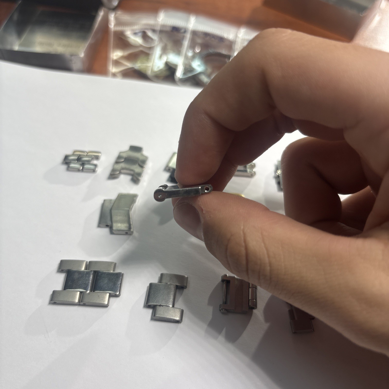 MOVADO ASSORTED LINKS (ALL AS IS)(PACKAGE DEAL)