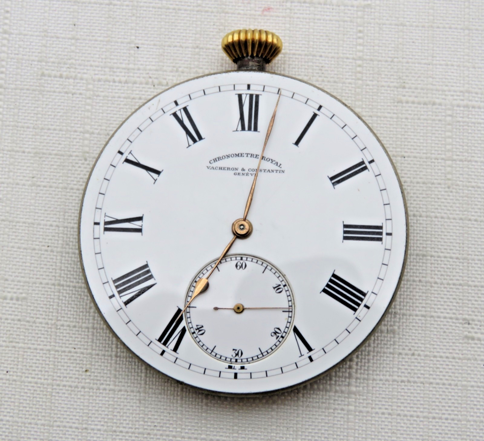 Vacheron and Constantin Chronometer Royal pocket watch Movement Dial & Hands