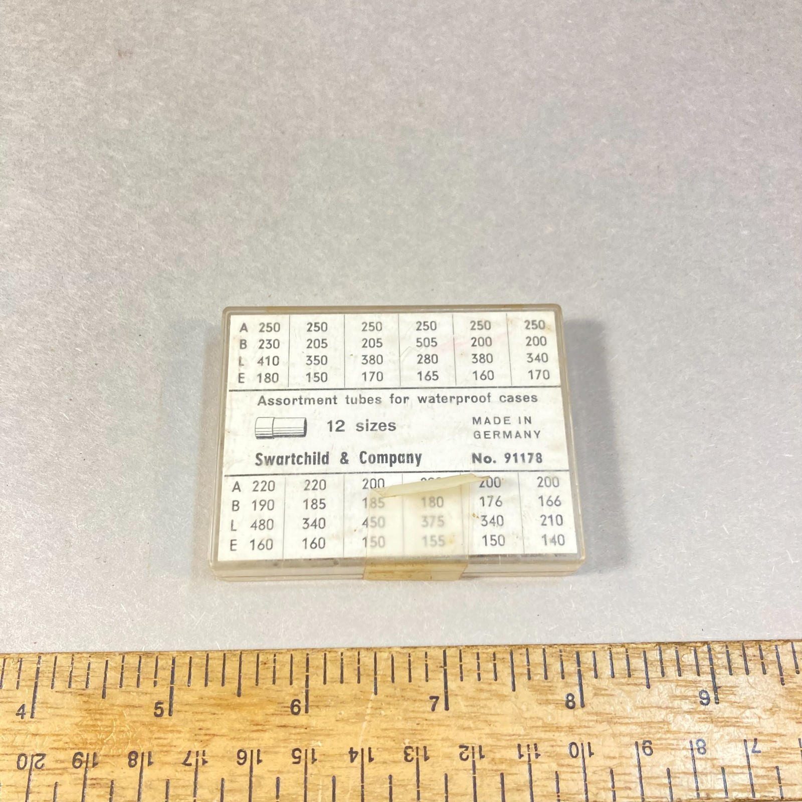 Swartchild Watchmaker Assortment Tubes for Waterproof Cases #91178 Germany