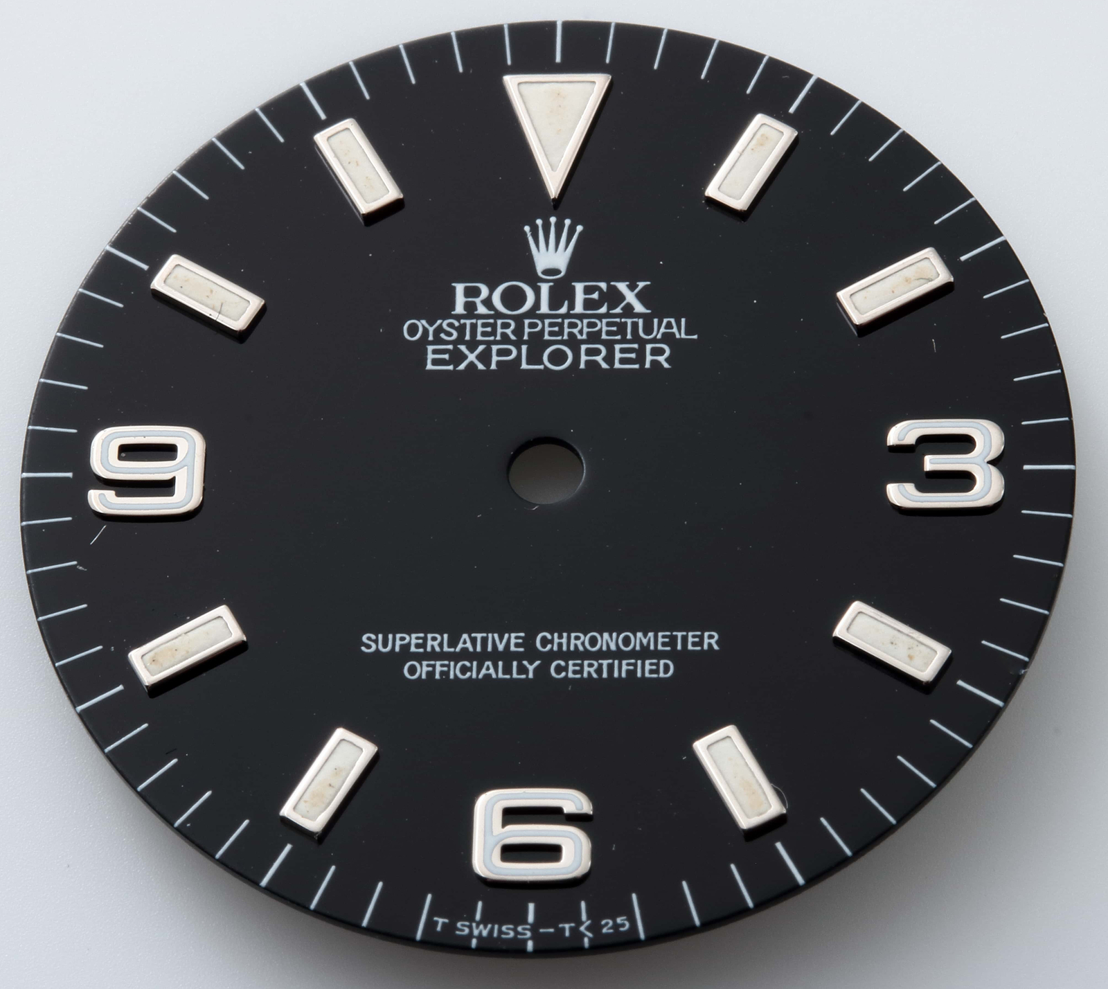 Genuine Rolex Explorer I Dial Black 14270 Watch Part