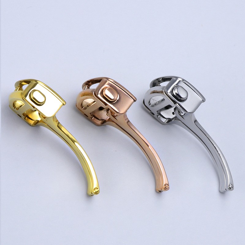 Deployment Clasp Pin buckle for Cartier Tank Ballon Steel 14,16,18mm Folding