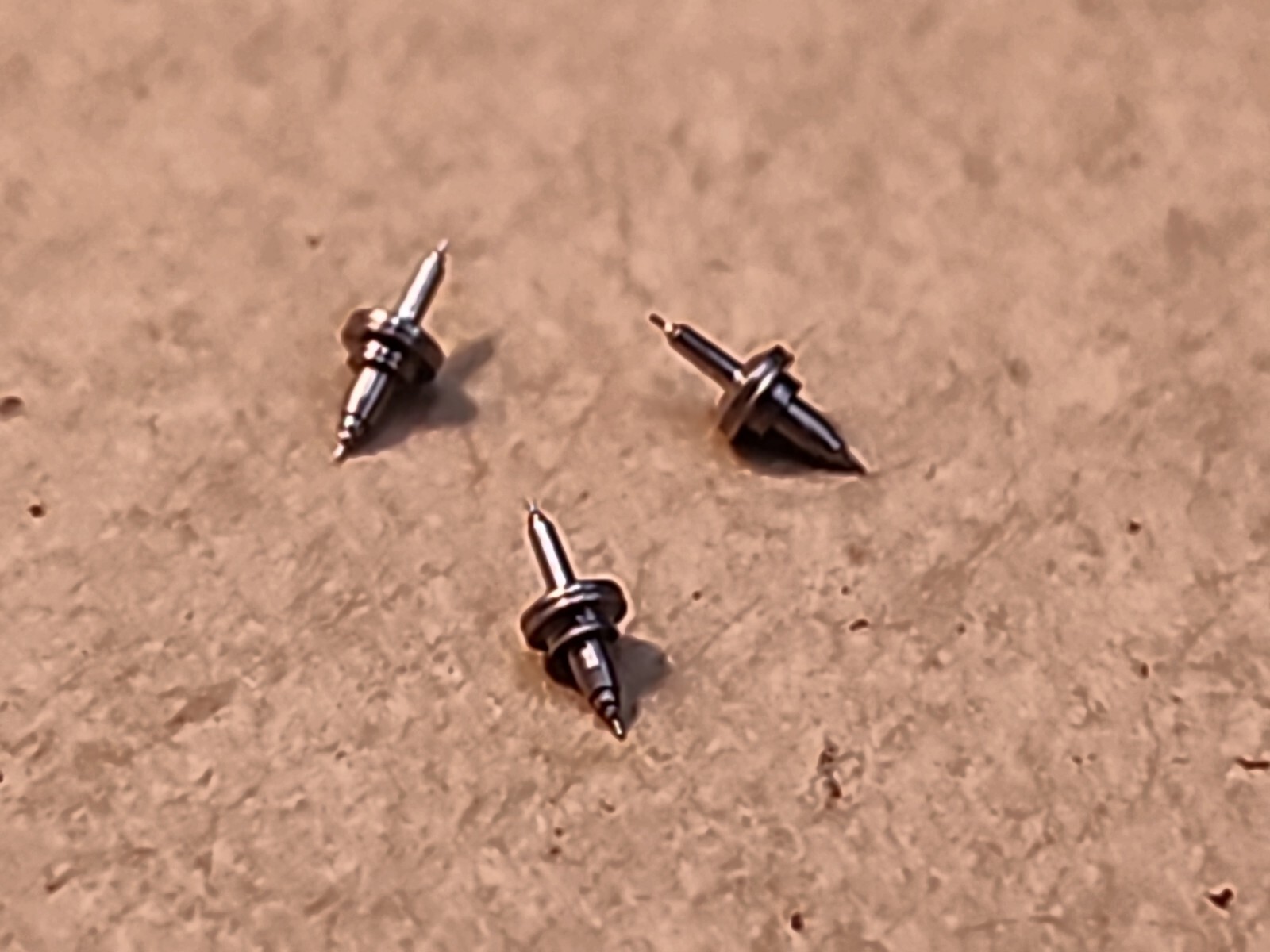 Lot Of 3 NOS Elgin 8/0 6589 Balance Staffs For Grades 680-681-682-683