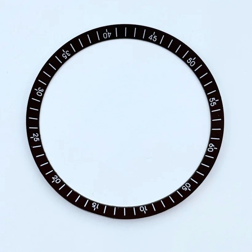 Watch Dial Scale Ring Mechanical Diving Circle Modification Inner Shadow White