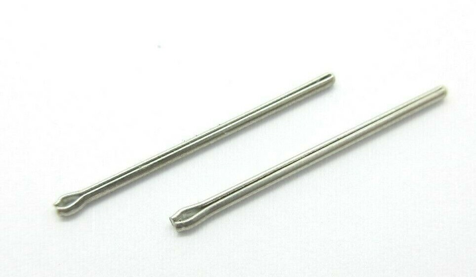 2 x Watch Strap Bracelet Link Cotter Split Pins Sizes 6-23mm 0.8mm Diameter