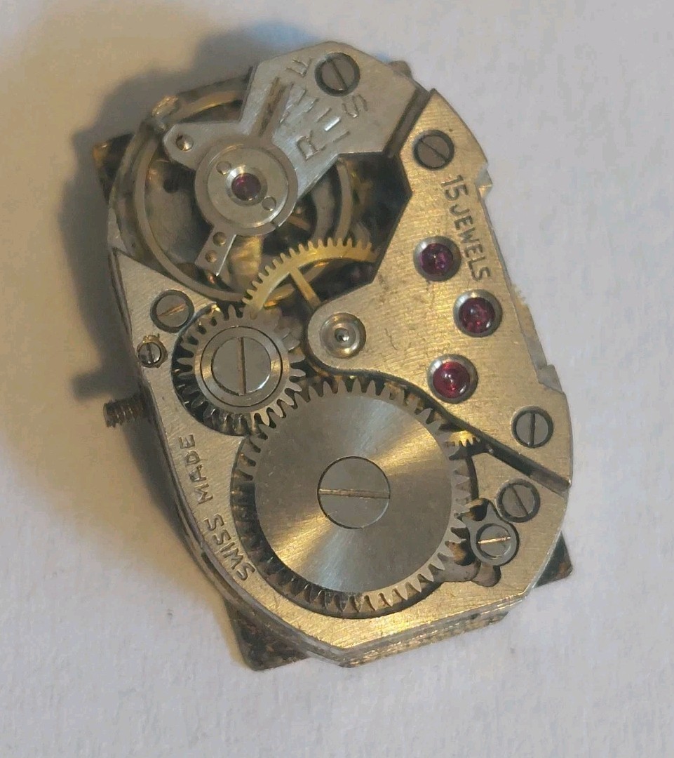 Vintage Avia Ladies Mechanical Watch Movement And Face (Balance Is Okay)