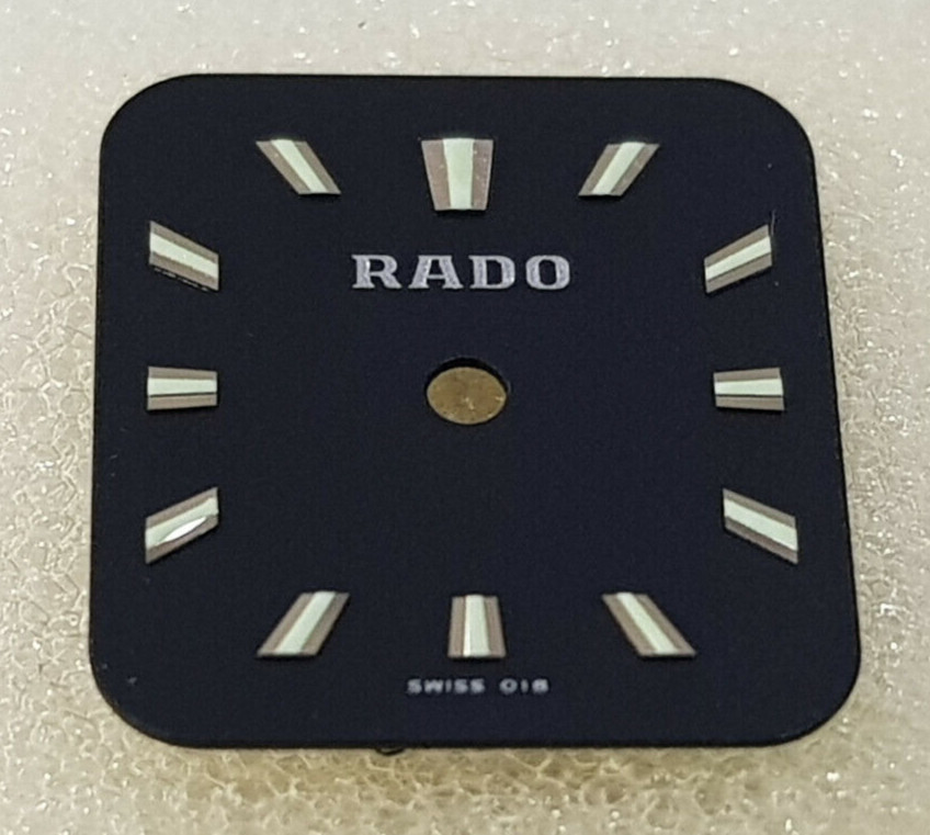 NOS ORIGINAL DIAL Rado Diastar 153.0337.3 with hands Black Dial.