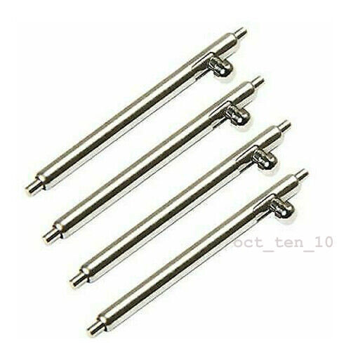 10pcs Replacement Quick Release Watch Strap Spring Bars Pins 18/ 20/ 22/ 22.5 mm