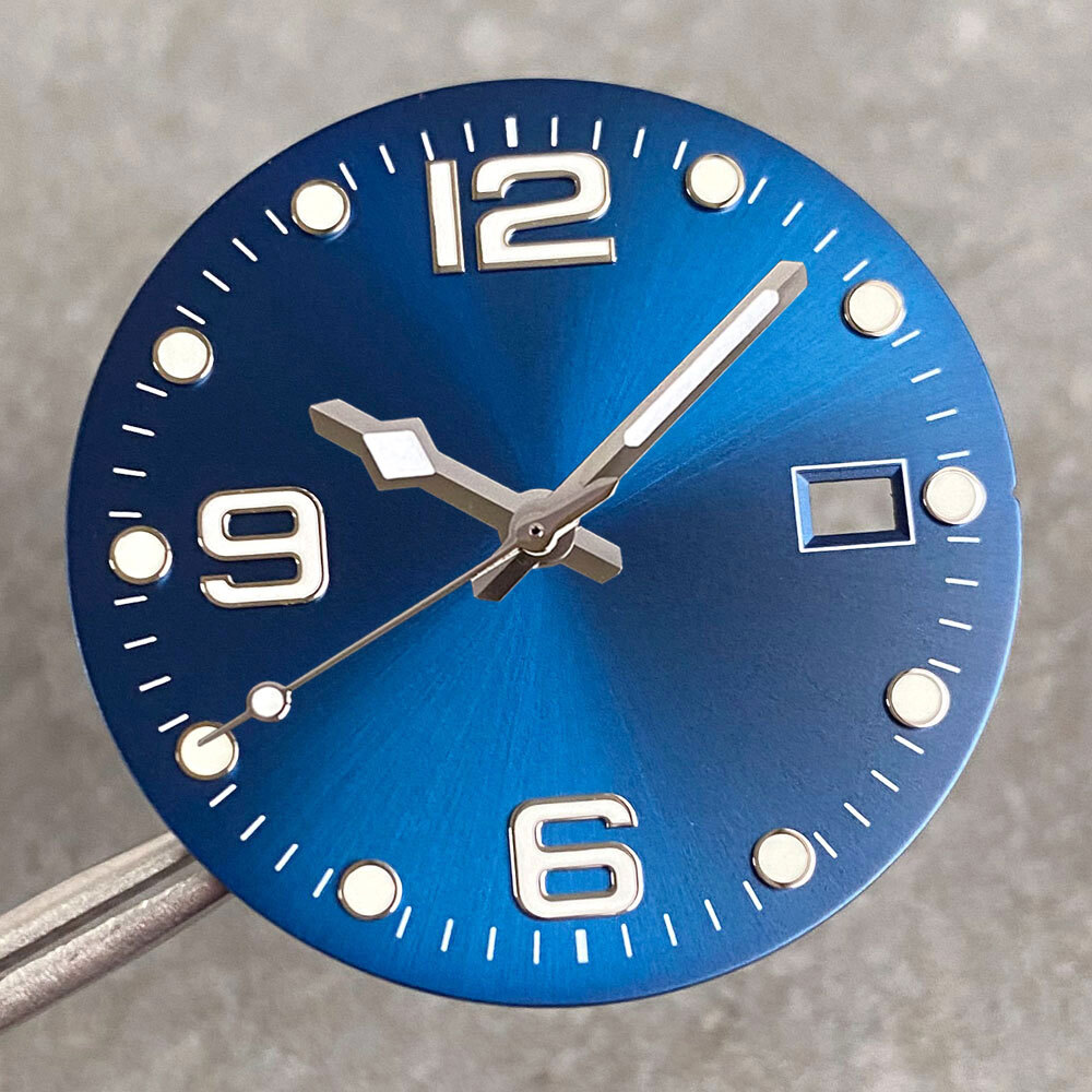 Stainless Steel 41mm for Conkas Men Watch Case fit NH35 Sapphire 32.4mm Dial Set