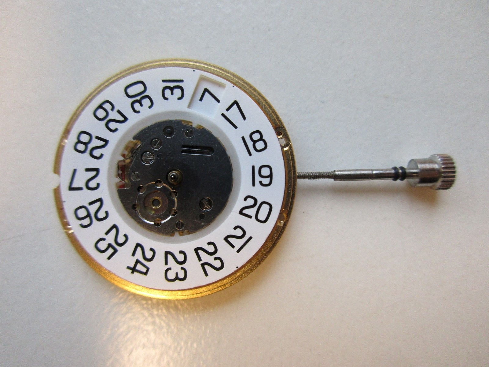 ETA cal. F06.161 Swiss quartz watch movement 3 jewels – date at 3