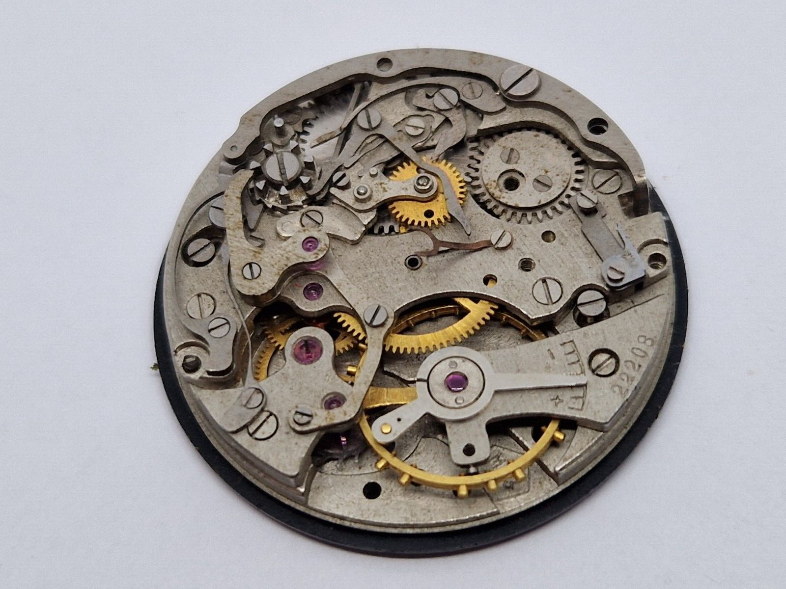 Vintage SEKONDA 3017 Chronograph watch movement 4 parts